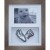 OPT18 - 10x8'' Double Photo Frame - 1 Hand & 1 Foot - About 135