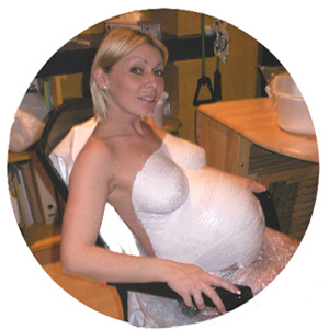OPT33 - Pregnant Belly Cast - About 80