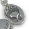 Chunky Footprint Charm Necklace