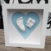 Contemporary Square Heart Frame Baby Casting Kit