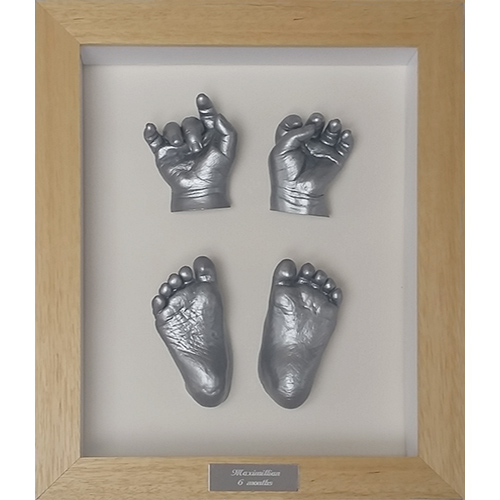 Contemporary 10x8" Single Frame Baby Casting Kit Everlasting Castings