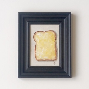 Paul Strydom Framed Original Oil Painting - Honey on Toast