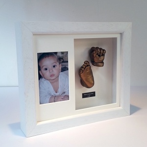 Luxury SOFTWOOD 12x10'' Double Frame Baby Casting Kit