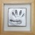 OPT41 - Contemporary 8x8'' Square Frame - 1 Clay Hand Impression - About £60