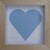 Contemporary 8x8'' Square Heart Frame Baby Casting Kit