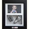 Luxury Hardwood 10x8" Double Black Frame