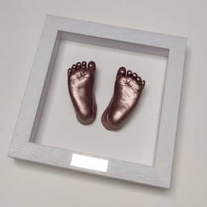 Special Contemporary SQUARE Frame Baby Casting Kit - With SMALL Materials for Feet