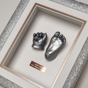Glitter 10x8'' Single Frame Baby Casting Kit