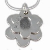 2 Descending Classic Charms Fingerprint Necklace - Small & Medium