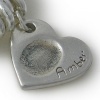 Double-sided Chunky Bracelet Fingerprint Charm