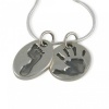 Classic Footprint Charm Necklace