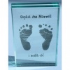 Small Hand/Footprints Chunky Glass Frame - 6x4