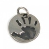 Chunky Bracelet Footprint Charm