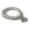 Slinky Link Chunky Charm Fingerprint Bracelet