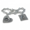 Double Chunky Charm Fingerprint Bracelet