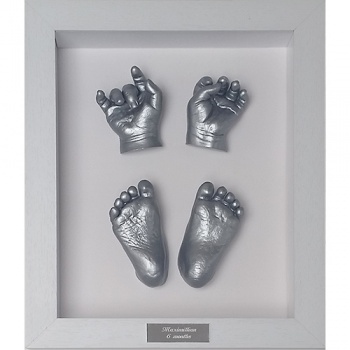 Contemporary 10x8'' Frame Baby Casting Kit