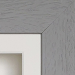 Deep 26x11'' Grey LOVE Frame (with pine box)