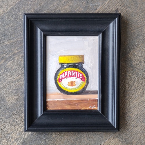 Paul Strydom Framed Original Oil Painting Marmite Everlasting Castings