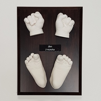 Size 4 Display Plinth - For Family Hands Casts - 16.2 x 21cm