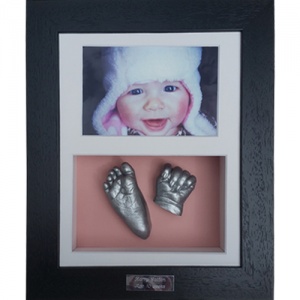 Deep 10x8'' Double Photo Frame Baby Casting Kit