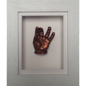 Classic 6x5'' Single White Frame