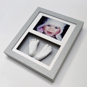 Special Classic 10x8'' Double Photo Frame Baby Casting Kit