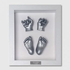 Contemporary 10x8'' Frame Baby Casting Kit