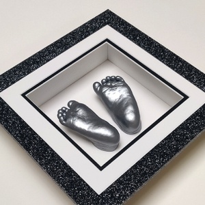 Glitter 8x8'' Square Black Frame