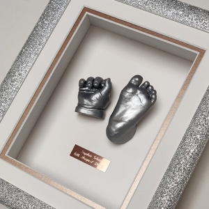 Glitter 10x8'' Single Silver Frame