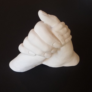 OPT27 - Parent & Baby Clasped Hands - About £150-£180