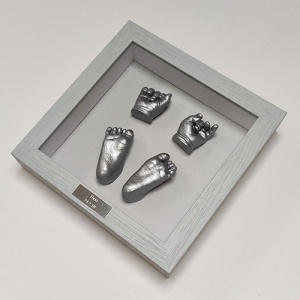 Contemporary 8x8'' Square Frame Baby Casting Kit