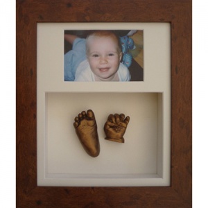 Deep 12x10'' Double Rustic Brown Frame
