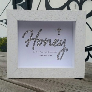 Contemporary 6x5'' White Frame