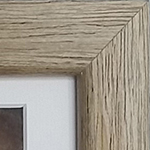 Luxury Hardwood 18x10'' Single Oak Frame