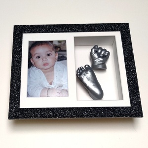 Glitter 10x8'' Double Frame Baby Casting Kit