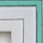 Coastal 16x10'' Single Mint Frame