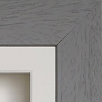 Deep 18x10'' Single Grey Frame